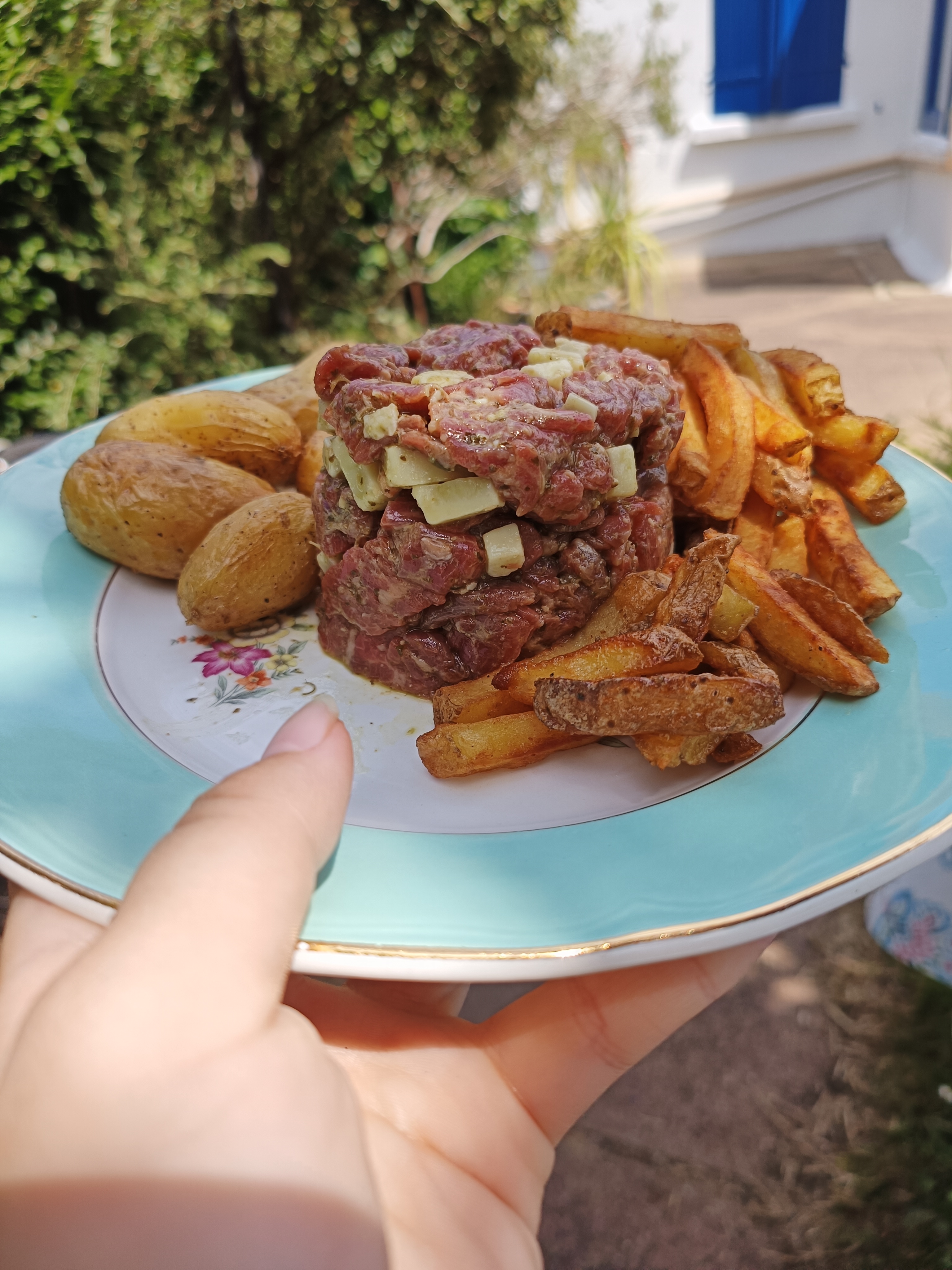 Tartare de boeuf à l'italienne