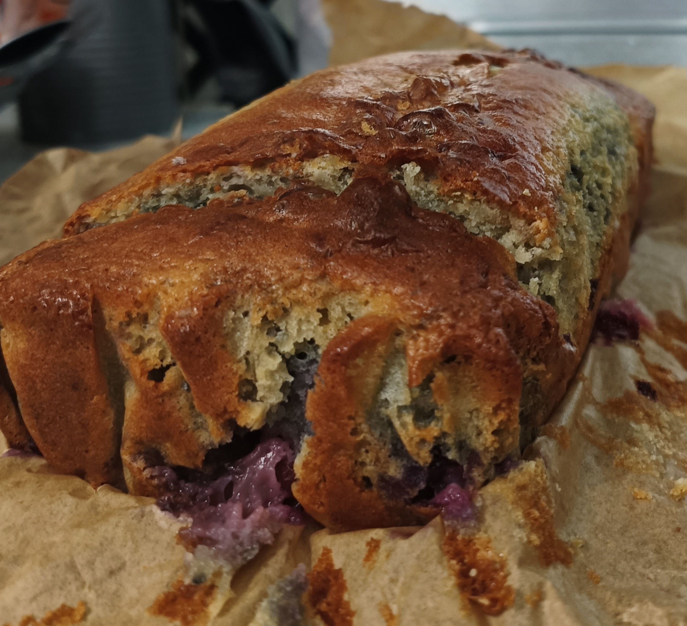 Cake aux fruits rouges